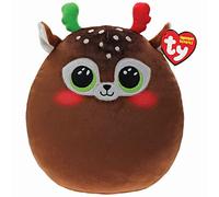 Ty UK Ltd Minx Reindeer Squish a Boo 14" Christmas 2022 Beanie Baby Soft Plush Toy Collectible Cuddly Stuffed Teddy