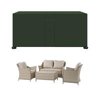 ty Waterproof Garden Table Cover 79x79x33in Durable 420D Oxford with Air Vents & Handles for Outdoor Patio Furniture Protection
