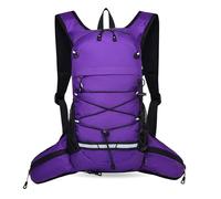TY&WJ 20L Lightweight Hiking Backpack for Women & Men,Travel Backpack with 2L Water Bladder Reflective Daypack for Running, Cycling, Trekking,E,26x7x44cm(10x3x17inch)