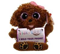 TY Zelda Phone Holder with Screen Cleaner Bottom - Peek-A-Boo, Blue, Small, Kid, Teen