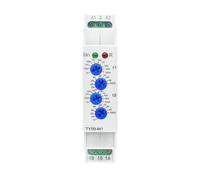 TY09-M1 M2 Cyclic Delay Timer Relay Switch SPDT 220V 16A AC/DC12V-240V 50/60Hz 0.1s-100 Days 2SPDT Din Rail 1Pcs(TY09-M1 AC230V)