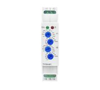 TY09-M1 M2 Cyclic Delay Timer Relay Switch SPDT 220V 16A AC/DC12V-240V 50/60Hz 1Pcs(TY09-M1 AC230V)