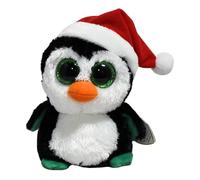 Ty Beanie Boo Boos 36092 Igloo the Penguin with Christmas Hat Regular 15cm