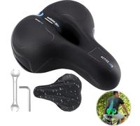 Tyafzzn Premium Bicycle Saddle, Comfortable Soft Memory Foam Ergonomic Shock Absorbing Breathable Bicycle Saddle for Women Men Children Trekking Road City MTB e-Bike