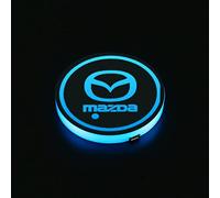 TYAGY Pack of 2 Car Coasters for Mazda Mazda3 CX-30 CX-4 CX-5 CX-8 Non-Slip Cup Holder Insert Water Cup Mat Stain-Resistant Interior Accessories