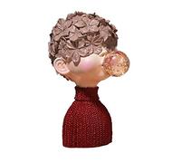 TYAGY Resin Statue Bubble Boy Sculpture Cute Boy Sculpture Desktop Decoration Home Office Decoration Ornaments Creative Crafts-Green, Red-red