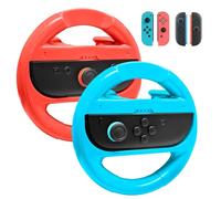 Tyasoleil 2 Pack Steering Wheel Compatible with Nintendo Switch 2, Family Sports Party Pack Accessories Compatible with Switch JoyCon Controllers (B)