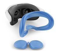 Tyasoleil VR Accessories Compatible with Meta Quest 3, Safe 2 in 1 Silicone Cover Protector, Include Upgrated Lens Protector, VR Shell No Signal Disturbance Cover