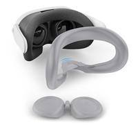 Tyasoleil VR Accessories Compatible with Meta Quest 3, Safe 2 in 1 Silicone Cover Protector, Include Upgrated Lens Protector, VR Shell No Signal Disturbance Cover