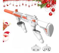 Tyasoleil VR Accessories Compatible with Meta Quest 3S/3, VR Magnetic Stock FPS Gaming Accessories, Humanized Weighted Gun Stock, Enhanced Games Reality Experience (Extended White)