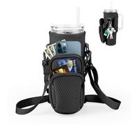 Tyasoleil Water Bottle Carrier Bag for Stanley 40oz Tumbler, Water Bottle Holder with Phone Pocket And Adjustable Strap, Stanley Cup Accessories