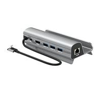 Tyatocepy 1 PCS Dock Station TV Base Stand Hub Holder Docking USB C to RJ45 Ethernet Accessories Engine Parts for SteamDeck Console