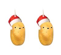 Tyatocepy 2 Pieces Christmas Potato Ornament, Christmas Tree Decoration, Christmas Tree Decoration