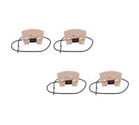 Tyatocepy 4-Piece Violin Bridge with Internally Mounted Piezo Tone Pickup for Exchanging 4/4 Electric Violin Parts Full Size