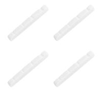 Tyatocepy 4X Pre-Slotted Flat Bottom Bone Bass Nut for 4 String JB Precision Bass Jazz Bass, 38X3.5X5/4.5mm