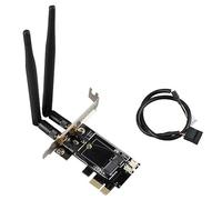 Tyatocepy PCI-E X1 to M.2 NGFF E-Key WiFi Wireless Network Adapter Converter Card with Bluetooth for Desktop PC