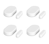 Tyatocepy Tuya Zigbee 3.0 Smart Contact Detectors Security Gate Door Window Sensor Transducer Smart Life Home(4PCS)
