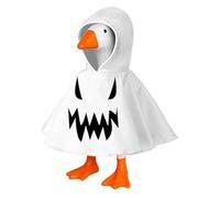 TYBAODAN 7 Inch Desktop Goose Mini Halloween Hoodie, Magnetic Goose Figurine Keychain Accessory, Desktop Decoration, Goose Clothes (Style-4 (without goose))