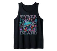 TYBEE ISLAND GA COLORFUL BLUE CRAB SUMMER BEACH VACATION Tank Top