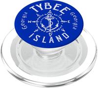 TYBEE ISLAND Georgia, Compass Rose Yacht Boating PopSockets PopGrip for MagSafe
