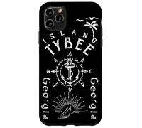 Tybee Island Souvenir, Georgia Nautical Compass Rose Case for iPhone 11 Pro Max