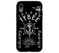 Tybee Island Souvenir, Georgia Nautical Compass Rose Case for iPhone XR