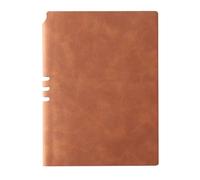 TYBGAU Boutique UK A5 Year Planner Spiral Notebook, Travel Journal and Daily Planner Notepad, Decorative Student Business Notepad Memo Books(Brown)