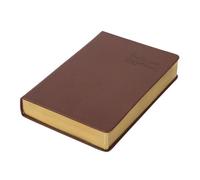 TYBGAU Boutique UK A6 Leather Blank Notebook, Hand-Painted Drawing Paper Book, 300gsm Thick Pages for Sketchbook and Planner Memo Books(Brown)