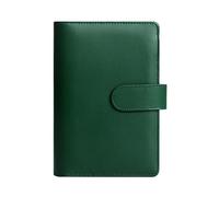 TYBGAU Boutique UK Budget Binder Notebook with Clips, Loose Leaf Expense Tracker, PVC Cash Book for Receipts and Cards, Budget Sheets Memo Books(Dark green)