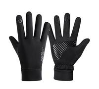 TYBGAU Boutique UK Men's Touchscreen Winter Gloves, Upgraded Cold Proof Thermal Ski Gloves for Running, Driving & Hiking Winter Cycling(Nero,M)