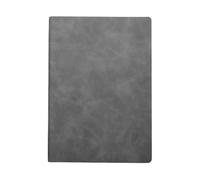 TYBGAU Boutique UK PU Leather Notebook with Bookmark, Thick Paper Notepad Planner, Beige Paper and Lined Pages, Portable A5 Journal Memo Books(Gray)