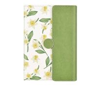 TYBGAU Boutique UK Soft Cover Thickened Notebook, Artistic Diary with Metal Magnetic Clasp, 256 Pages 80g Beige Paper, 9mm Line Spacing Memo Books(Grn)