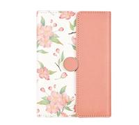 TYBGAU Boutique UK Soft Cover Thickened Notebook, Artistic Diary with Metal Magnetic Clasp, 256 Pages 80g Beige Paper, 9mm Line Spacing Memo Books(Rose)