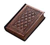 TYBGAU Boutique UK Vintage Leather Notebook, Blank Journal Book with Hard Cover, Thick Smooth Paper No Bleed, Sketchbook Diary for Students Memo Books(Bronze)