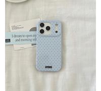 Tybiky Simple Case Compatible with iPhone 17 Pro Max Mobile Phone Case Cute Polka Dots Cute Design Protective Case Aesthetic Fashionable Polka Dot Pattern Case Soft IMD + TPU Cover for Women and Girls