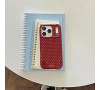 Tybiky Simple Case Compatible with iPhone 17 Pro Mobile Phone Case Cute Polka Dots Cute Design Protective Case Aesthetic Fashionable Polka Dot Pattern Case Soft IMD + TPU Cover for Women and Girls