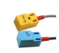 TYBOPHQJ 5pcs Metal Proximity Switch Small Square Remote Proximity Sensor NPN PNP 3-wire DC(BCH-12F NPN)