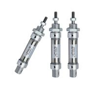 TYBOPHQJ CD85N Mini Air Pneumatic Cylinder Stainless Steel Double Acting CD85N20mm Stroke5/10/15/20/25/30/40/50/60/75/80 1Pcs(Stroke 20mm)