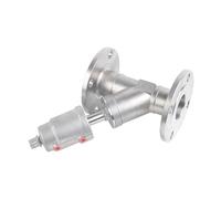 TYBOPHQJ DN65 Stainless Steel Flanged Pneumatic Angle Seat Normally Closed Pneumatics(OPEN-DOUBLE ACTING)