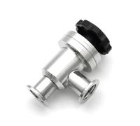 TYBOPHQJ Stainless Steel L-Type Manual High Vacuum Baffle Angle Flapper Gas Safety KF16 KF25 KF40 KF50(KF16)
