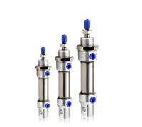 TYBOPHQJ Standards CD85N CD85N8/10/12/16/20/25 Air Cylinder Standard Double Acting Single Rod Mini Cylinder 1Pcs(350mm stroke,CD85N12 bore 12mm)