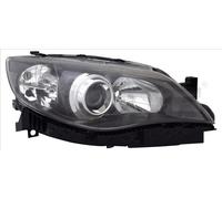 TYC Headlights 20-15917-15-2 Right HB3/H7 black for right-hand traffic SUBARU: Impreza III Hatchback