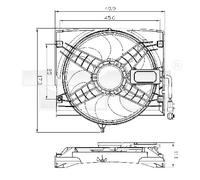 TYC 803-0011 Fan, radiator