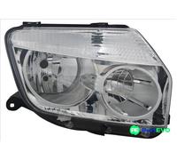 TYC Headlights 20-12478-05-2 Left H7, H1 chrome for right-hand traffic DACIA: Duster Off-Road