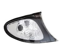 TYC Set Front Indicators compatible with BMW 3-Series E46 Sedan/Touring 2001-2003 - Crystal/Black