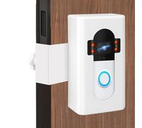 TYCEELY Anti Theft Doorbell Door Mount for Ring, No Drill Adjustable Apartment Video Doorbell Camera Holder, Doorbell Mount Bracket for Ring 1/2/3/4/3 Plus/2021/2020 2023 2024 Release/Pro/Pro2