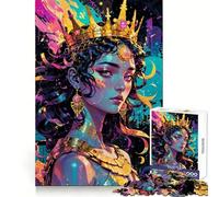Tyche︰ Cosmic Queen of Fate 1000 Pieces Jigsaw Puzzles for Adults Boost Memory Gentle Pastime Quality Cut Nice Gift (38x52cm)