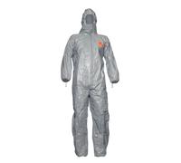 TYCHEM 6000F HOODED DISPOSABLE COVERALL GREY XL