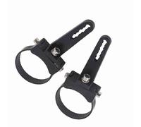 TYCIONG 1"-3" Aluminum Tube Bracket Clamp LED Light Bar Mount Holder for Bull Bar Grille Guard Roof Rack with 360 Degree Rotation Sponge Pads for Cars Trucks SUV ATV Off-Road Vehicles (2.5 Inch)