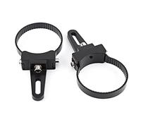 TYCIONG 1"-3" Aluminum Tube Bracket Clamp LED Light Bar Mount Holder for Bull Bar Grille Guard Roof Rack with 360 Degree Rotation Sponge Pads for Cars Trucks SUV ATV Off-Road Vehicles (3in)